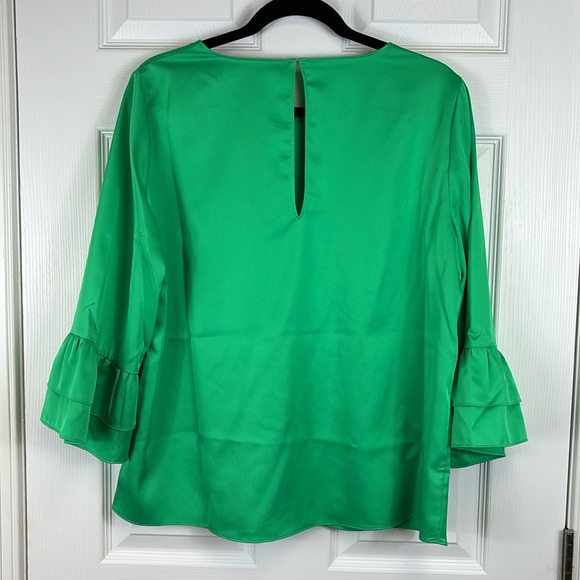 NWT Lilly Pulitzer juniper green Christie top sz lg - Picture 9 of 9